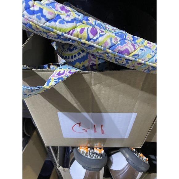 VERA BRADLEY Hipster CAPRI BLUE Retired Pattern Crossbody Purse Womens - Picture 9 of 9